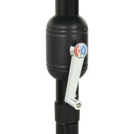 Градински чадър на 3 нива с алуминиев прът, таупе, 3,5 м