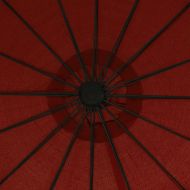 Окачен чадър, теракота, 3 м, алуминиев прът