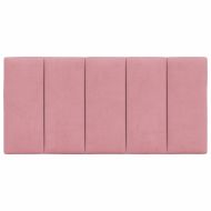 Мека табла за легло Hanko, розова, 100 см, кадифе