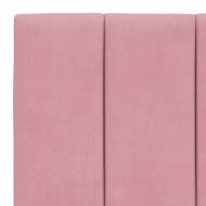 Мека табла за легло Hanko, розова, 100 см, кадифе