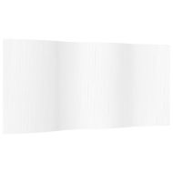 Преграда за стая, бял, ширина 400 см, височина 165 см, бамбук