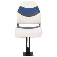 Сгъваема седалка за лодка от 2 части, висока облегалка