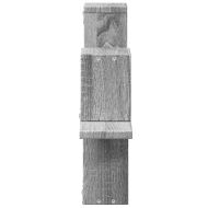 Стенен рафт, сив сонома, 104,5x10x43 см, инженерно дърво