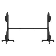 Багажник за съхранение на 2 каяка 250x57x127,5 см стомана