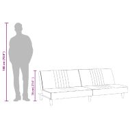 Разтегателно канапе, кремаво, плат