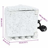 Градински контакт от изкуствен камък с таймер