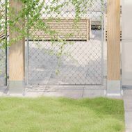 Основи за стълбове квадрат 4 бр 141x141 мм поцинкована стомана