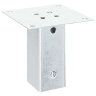 Основи за стълбове квадрат 4 бр 71x71 мм поцинкована стомана