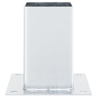 Основи за стълбове квадрат 12 бр 91x91 мм поцинкована стомана