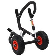 SUP количка за сърфборд, сгъваема, 45 кг, алуминий