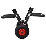 SUP количка за 2 дъски за сърф, сгъваема, 90 кг, алуминий