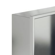 Душ ниша, сребрист мат, 32x62x9 см, неръждаема стомана