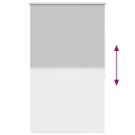 Затъмняваща ролетна щора 104,4x175 см, ширина на плат 100 см, сива