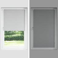 Затъмняваща ролетна щора 124,4x175 см, ширина на плат 120 см, черна
