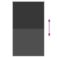 Затъмняваща ролетна щора 124,4x175 см, ширина на плат 120 см, черна
