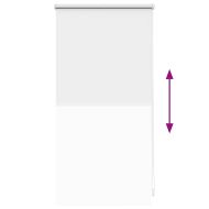 Ролетна щора, затъмняваща, 44,4x100 см, ширина на плата 40 см, бяла