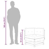 Ъглов диван с възглавници, бял, борово дърво масив