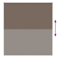 Затъмняваща ролетна щора 164,4x175 см, ширина на плата 160 см, цвят кафе