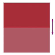 Затъмняваща ролетна щора 164,4x175 см, ширина на плат 160 см, червена