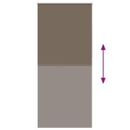 Затъмняваща ролетна щора 104,4x230 см, ширина на плата 100 см, цвят кафе