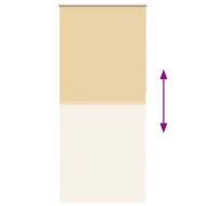 Затъмняваща ролетна щора 124,4x230 см, ширина на плат 120 см, бежова