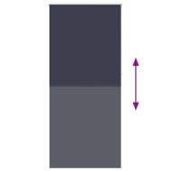 Затъмняваща ролетна щора 124,4x230 см, ширина на плата 120 см, морска