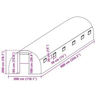 Резервно покривало за парник (27 м²), 3x9x2 м, прозрачно