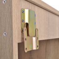 Комплект мебели за баня, с мивка и кран, бежово, 4 части