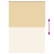 Затъмняваща ролетна щора 164,4x230 см, ширина на плат 160 см, бежова