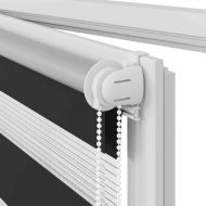 Зебра щора 140,9x175 см Ширина на плат 136,7 см черна