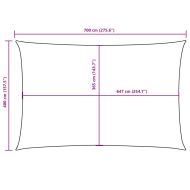 Платно-сенник, Оксфорд плат, правоъгълно, 4x7 м, теракота