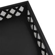 Преносимо огнище с ръжен, 50 см, XXL, стомана