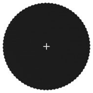 Отскачаща повърхност за кръгъл батут 14 Ft/4,27 м черен текстил