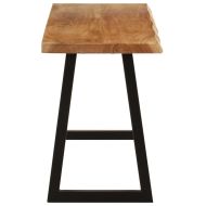 Пейка с жив ръб 105 см масивна акация