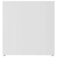 ТВ шкаф, бял, 72x35x36,5 см, инженерно дърво