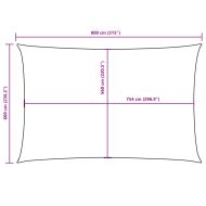 Платно-сенник, Оксфорд текстил, правоъгълно, 6x8 м, червено