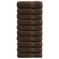 Премиум кърпи за ръце SOLUND 10 бр кафяви 50x100 см 600 gsm