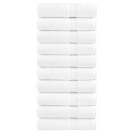 Премиум кърпи за баня SOLUND 10 бр бели 70x140 см 600 gsm