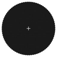 Отскачаща повърхност за кръгъл батут 15 Ft/4,57 м черен текстил