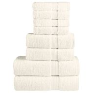 Премиум комплект хавлии от 8 части SOLUND кремав 600 gsm