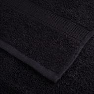 Премиум комплект хавлии от 6 части SOLUND черен 600 gsm