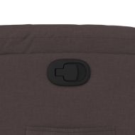 Наклоняем стол, тъмнокафяв, текстил