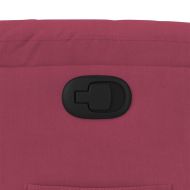 Изправящ реклайнер стол, виненочервен, кадифе