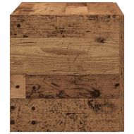 Стенен шкаф, старо дърво, 80x39x40 см, инженерно дърво