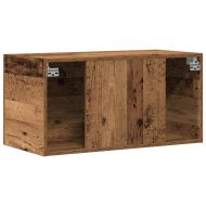 Стенен шкаф, старо дърво, 80x39x40 см, инженерно дърво