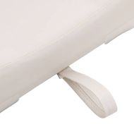 Сгъваеми седалки за лодка, комплект от 2, синьо-бели, 41x36x48 см