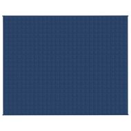 Утежнено одеяло синьо 235x290 см 15 кг плат