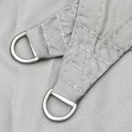 Слънцезащитно платно светлосиво 2x2x2 м 100% полиестер Оксфорд