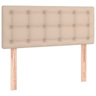 LED Горна табла за легло, капучино, 90x5x78/88 см