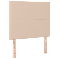 LED горна табла за легло, капучино, 80x5x118/128 см